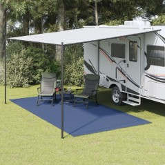 vidaXL Tappeto da Tenda Blu 5x2,5 m