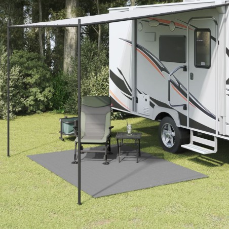 vidaXL Tappeto da Tenda Grigio Chiaro 2,5x2 m