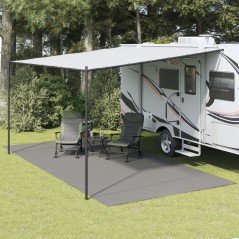 vidaXL Tappeto da Tenda Antracite 6x3 m