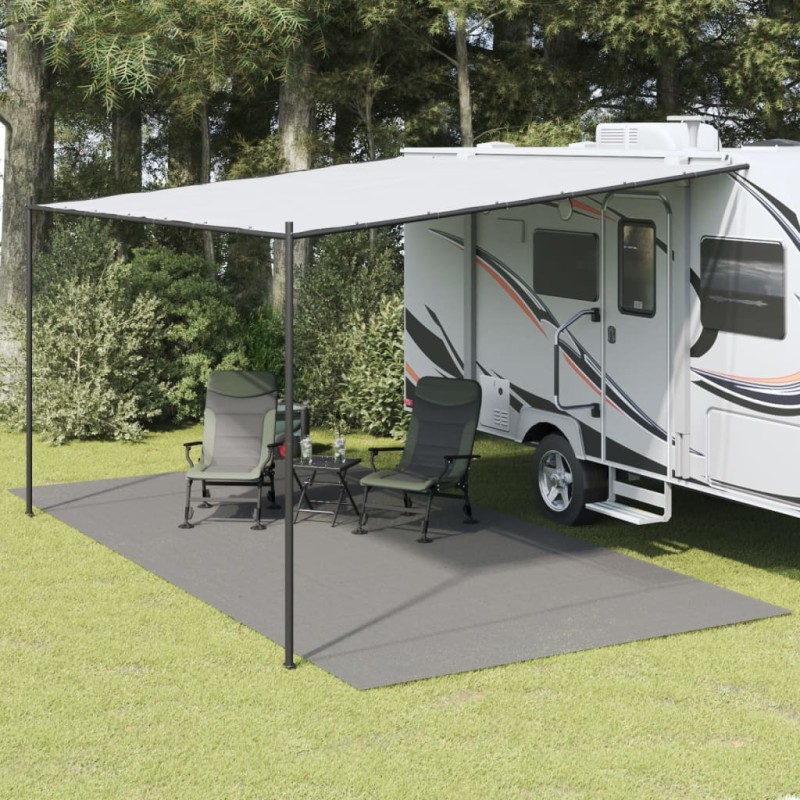 vidaXL Tappeto da Tenda Antracite 6x3 m