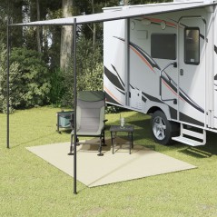 vidaXL Tappeto da Tenda Crema 4x2 m