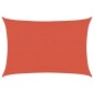vidaXL Vela Parasole 160 g/m² Rettangolare Terracotta 3,5x5 m HDPE