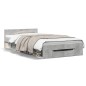 vidaXL Giroletto Cassetto Grigio Cemento 75x190 cm Legno Multistrato vidaXL Giroletto Cassetto Grigio Cemento 75x190 cm Legno Multistrato