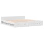 vidaXL Giroletto con Cassetti Bianco 200x200 cm in Legno Multistrato vidaXL Giroletto con Cassetti Bianco 200x200 cm in Legno Multistrato