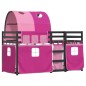 vidaXL Letto a Castello senza Materasso Rosa 90x200 cm Legno di Pino vidaXL Letto a Castello senza Materasso Rosa 90x200 cm Legno di Pino