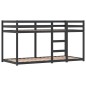 vidaXL Letto a Castello senza Materasso Rosa 90x200 cm Legno di Pino vidaXL Letto a Castello senza Materasso Rosa 90x200 cm Legno di Pino