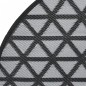vidaXL Tappeto da Esterni Nero Ø120 cm in PP