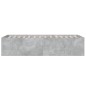 vidaXL Giroletto Grigio Cemento 75x190 cm in Legno Multistrato vidaXL Giroletto Grigio Cemento 75x190 cm in Legno Multistrato