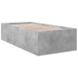 vidaXL Giroletto Grigio Cemento 75x190 cm in Legno Multistrato vidaXL Giroletto Grigio Cemento 75x190 cm in Legno Multistrato