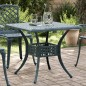 vidaXL Tavolo da Giardino Verde 80x80x75 cm in Alluminio Pressofuso vidaXL Tavolo da Giardino Verde 80x80x75 cm in Alluminio Pressofuso