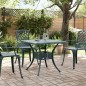 vidaXL Tavolo da Giardino Verde 80x80x75 cm in Alluminio Pressofuso vidaXL Tavolo da Giardino Verde 80x80x75 cm in Alluminio Pressofuso