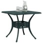 vidaXL Tavolo da Giardino Verde 80x80x75 cm in Alluminio Pressofuso vidaXL Tavolo da Giardino Verde 80x80x75 cm in Alluminio Pressofuso
