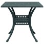 vidaXL Tavolo da Giardino Verde 80x80x75 cm in Alluminio Pressofuso vidaXL Tavolo da Giardino Verde 80x80x75 cm in Alluminio Pressofuso