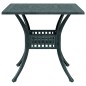 vidaXL Tavolo da Giardino Verde 80x80x75 cm in Alluminio Pressofuso vidaXL Tavolo da Giardino Verde 80x80x75 cm in Alluminio Pressofuso