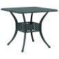 vidaXL Tavolo da Giardino Verde 80x80x75 cm in Alluminio Pressofuso vidaXL Tavolo da Giardino Verde 80x80x75 cm in Alluminio Pressofuso