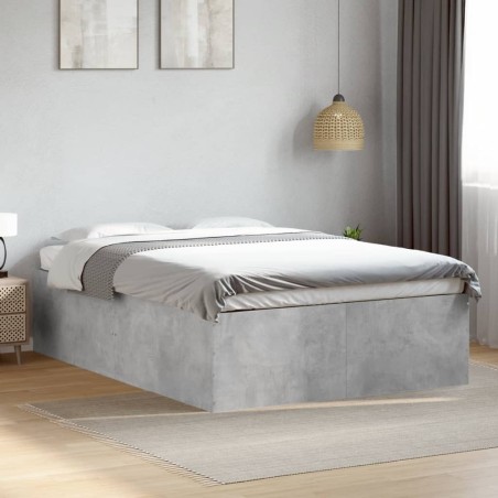 vidaXL Giroletto Grigio Cemento 140x190 cm in Legno Multistrato