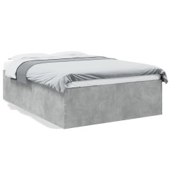 vidaXL Giroletto Grigio Cemento 140x190 cm in Legno Multistrato