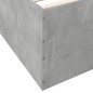 vidaXL Giroletto Grigio Cemento 140x190 cm in Legno Multistrato