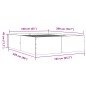 vidaXL Giroletto Bianco 160x200 cm in Legno Multistrato vidaXL Giroletto Bianco 160x200 cm in Legno Multistrato