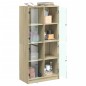 vidaXL Credenza con Ante Rovere Sonoma 68x37x142 cm Legno Multistrato vidaXL Credenza con Ante Rovere Sonoma 68x37x142 cm Legno Multistrato