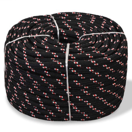 Corda Nautica in Polipropilene 10 mm 250 m Nera