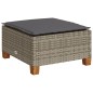 vidaXL Set Divano da Giardino 8 pz con Cuscini Grigio in Polyrattan vidaXL Set Divano da Giardino 8 pz con Cuscini Grigio in Polyrattan