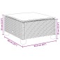 vidaXL Set Divano da Giardino 8 pz con Cuscini Grigio in Polyrattan vidaXL Set Divano da Giardino 8 pz con Cuscini Grigio in Polyrattan