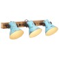 vidaXL Lampada a Parete 25 W Blu Anticato 65x25 cm E27 vidaXL Lampada a Parete 25 W Blu Anticato 65x25 cm E27