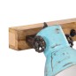 vidaXL Lampada a Parete 25 W Blu Anticato 65x25 cm E27 vidaXL Lampada a Parete 25 W Blu Anticato 65x25 cm E27