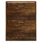 Scarpiera Rovere Fumo 63x24x81 cm in Legno Multistrato Scarpiera Rovere Fumo 63x24x81 cm in Legno Multistrato