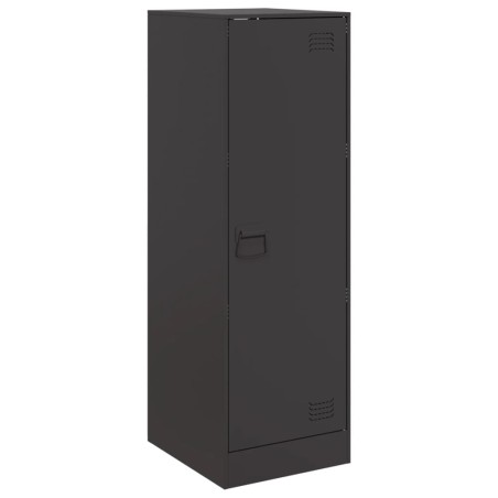 vidaXL Credenza Nera 34,5x39x107 cm in Acciaio