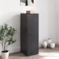 vidaXL Credenza Nera 34,5x39x107 cm in Acciaio vidaXL Credenza Nera 34,5x39x107 cm in Acciaio