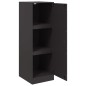 vidaXL Credenza Nera 34,5x39x107 cm in Acciaio vidaXL Credenza Nera 34,5x39x107 cm in Acciaio