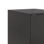 vidaXL Credenza Nera 34,5x39x107 cm in Acciaio vidaXL Credenza Nera 34,5x39x107 cm in Acciaio