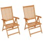 Sedie Giardino 2 pz con Cuscino Rosso a Quadri Massello di Teak Sedie Giardino 2 pz con Cuscino Rosso a Quadri Massello di Teak
