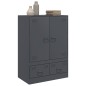 vidaXL Credenza Antracite 67x39x95 cm in Acciaio vidaXL Credenza Antracite 67x39x95 cm in Acciaio