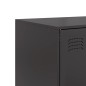 vidaXL Credenza Nera 67x39x95 cm in Acciaio vidaXL Credenza Nera 67x39x95 cm in Acciaio
