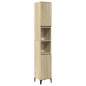vidaXL Armadietto da Bagno Rovere Sonoma 30x30x190cm Legno Multistrato vidaXL Armadietto da Bagno Rovere Sonoma 30x30x190cm Legno Multistrato