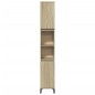 vidaXL Armadietto da Bagno Rovere Sonoma 30x30x190cm Legno Multistrato vidaXL Armadietto da Bagno Rovere Sonoma 30x30x190cm Legno Multistrato