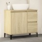 vidaXL Armadietto da Bagno Rovere Sonoma 65x33x60 cm Legno Multistrato vidaXL Armadietto da Bagno Rovere Sonoma 65x33x60 cm Legno Multistrato