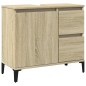 vidaXL Armadietto da Bagno Rovere Sonoma 65x33x60 cm Legno Multistrato vidaXL Armadietto da Bagno Rovere Sonoma 65x33x60 cm Legno Multistrato