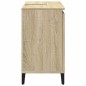 vidaXL Armadietto da Bagno Rovere Sonoma 65x33x60 cm Legno Multistrato vidaXL Armadietto da Bagno Rovere Sonoma 65x33x60 cm Legno Multistrato