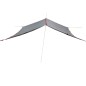 vidaXL Telone da Campeggio Grigio/Arancione 400x294 cm Impermeabile vidaXL Telone da Campeggio Grigio/Arancione 400x294 cm Impermeabile