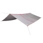 vidaXL Telone da Campeggio Grigio/Arancione 420x440 cm Impermeabile vidaXL Telone da Campeggio Grigio/Arancione 420x440 cm Impermeabile
