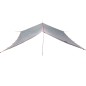 vidaXL Telone da Campeggio Grigio/Arancione 420x440 cm Impermeabile vidaXL Telone da Campeggio Grigio/Arancione 420x440 cm Impermeabile