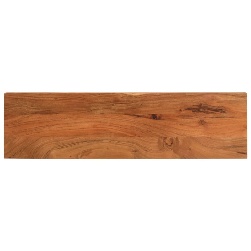 vidaXL Piano per Tavolo 120x20x2,5 Rettangolare Legno Massello Acacia