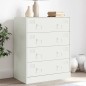 vidaXL Credenza Rosa 67x39x83 cm in Acciaio vidaXL Credenza Rosa 67x39x83 cm in Acciaio