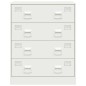 vidaXL Credenza Rosa 67x39x83 cm in Acciaio vidaXL Credenza Rosa 67x39x83 cm in Acciaio