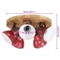 vidaXL Lampada da Soffitto 25 W Rosso Anticato 50x50x25 cm E27 vidaXL Lampada da Soffitto 25 W Rosso Anticato 50x50x25 cm E27