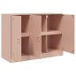 vidaXL Credenza Rosa 99x39x73 cm in Acciaio vidaXL Credenza Rosa 99x39x73 cm in Acciaio